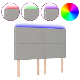 zaglowek-do-lozka-z-led-jasnoszary-144x5x118-128-cm-tkanina