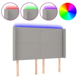 zaglowek-do-lozka-z-led-jasnoszary-147x16x118-128-cm-tkanina