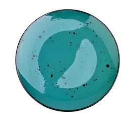 bogucice-talerz-plytki-28cm-cottage-turkus-alumina