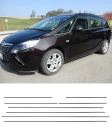 opel-zafira-c-listwy-chrom-okienne-boczne-drzwi