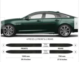 jaguar-xj-2010-listwy-czarne-boczne-drzwi