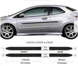 honda-civic-07-12-listwy-czarne-boczne-drzwi