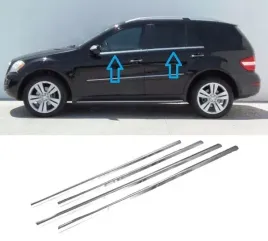 mercedes-ml-w164-listwy-chrom-zgarniajace-okna