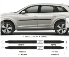 audi-q7-2016-listwy-czarne-boczne-drzwi