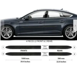 audi-a5-2017-listwy-czarne-boczne-drzwi
