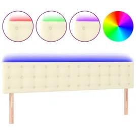 zaglowek-do-lozka-z-led-kremowy-160x5x78-88cm-sztuczna-skora