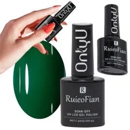 butelkowa-zielen-hybrydowy-lakier-do-paznokci-z-brokatem-lakier-uv-l143