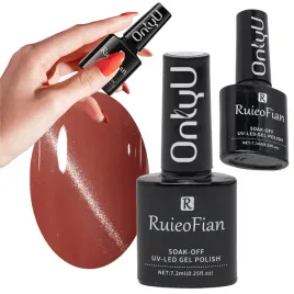 jasnobrazowy-hybrydowy-lakier-do-paznokci-z-polyskiem-lakier-uv-onlyu-l158