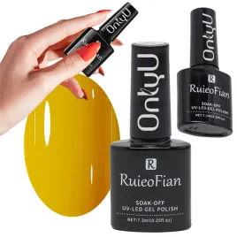 ciemny-zolty-hybrydowy-lakier-do-paznokci-z-polyskiem-uv-onlyu-l062