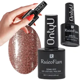 rozowe-zloto-hybrydowy-lakier-do-paznokci-z-polyskiem-lakier-uv-onlyu-l119