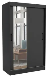 szafa-przesuwna-100-cm-czarny-mat-lustro-mlw