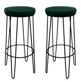 2x-hoker-taboret-barowy-75cm-zielony-metal-loft-4p