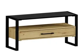 szafka-rtv-100-cm-czarna-szuflada-artisan-loft