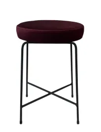 taboret-metalowy-hoker-niski-47-cm-bordowy-bobi