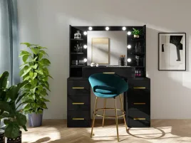 toaletka-z-lustrem-110-cm-czarna-zlote-uchwyty-9-led-oswietlenie-maya