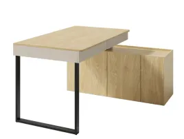 biurko-z-dostawka-131-cm-uniwersalne-bez-piaskowy-dab-olejowany-lc10