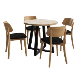 komplet-stol-okragly-z-krzeslami-czarny-dab-artisan-jasmad