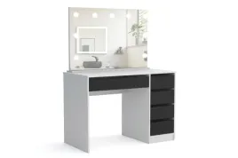 toaletka-maks-120-cm-biala-czarne-szuflady-z-lustrem
