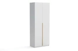 szafa-dwudrzwiowa-90-cm-biala-zloty-uchwyt-z-polkami-drazkiem-bristol