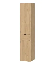 slupek-meblowy-lazienkowy-wiszacy-cersanit-ovida-30-dab-hikora-30x30x150cm