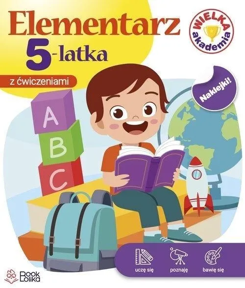 WIELKA AKADEMIA. ELEMENTARZ 5-LATKA Z ĆWICZENIAMI