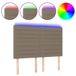 zaglowek-do-lozka-z-led-taupe-144x5x118-128-cm-tkanina