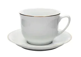 wieden-kubek-filizanka-spodek-300ml-zloty-pasek