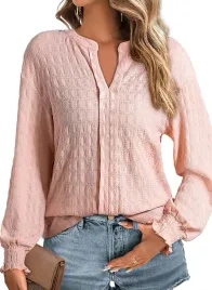 lekka-bluzka-damska-v-neck-strukturalna-luzny-kroj-rekaw-dlugi-rozowy-xxl