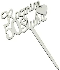 topper-na-tort-bialy-50-rocznica-slubu