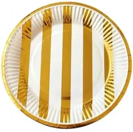 talerzyki-zlote-paski-papierowe-na-urodziny-6szt