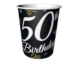 kubeczki-czarne-na-50-urodziny-50th-birthday-6szt