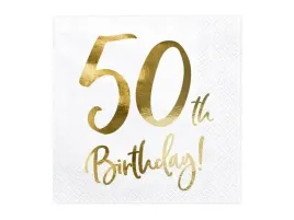 serwetki-na-50-urodziny-50th-birthday-33x33cm-20sz