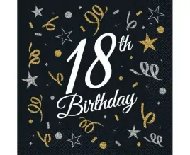 serwetki-18th-birthday-czarne-na-18-urodziny-20szt