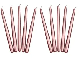 swiece-stozkowe-rozowe-zlote-metalik-10szt-24cm