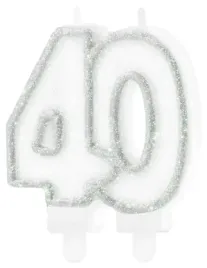 swieczka-srebrny-brokat-na-40-urodziny-tort-cyfra