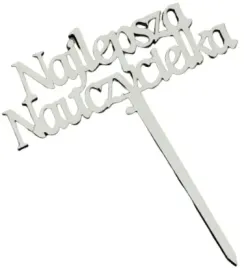 topper-na-tort-bialy-najlepsza-nauczycielka