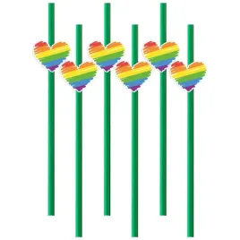 slomki-teczowe-serca-zielone-195-cm-6-szt