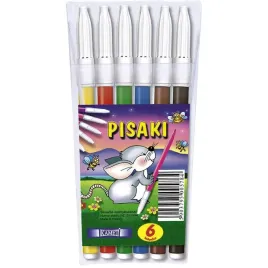 pisaki-szkolne-mazaki-flamastry-kamet-6-kolorow