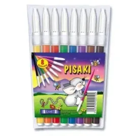 pisaki-szkolne-kolorowe-mazaki-flamastry-kamet-zestaw-8-kolorow