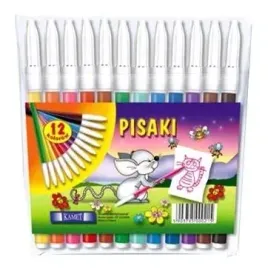 pisaki-szkolne-mazaki-flamastry-kamet-12-kolorow