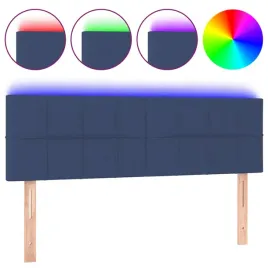 zaglowek-do-lozka-z-led-niebieski-144x5x78-88-cm-tkanina