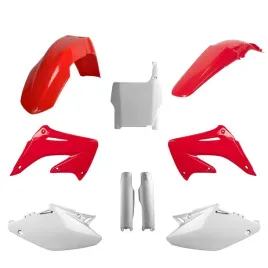 komplet-plastikow-kit-polisport-cr-125-250-04-07-czerwony-bialy-wytrzymale