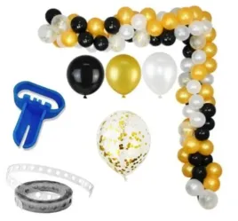 zestaw-girlanda-czarny-zloty-balony-urodziny-100sz