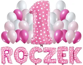 zestaw-rozowych-balonow-na-roczek-1-urodziny-100cm