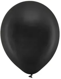 balony-rainbow-czarne-30cm-metalizowane-10szt