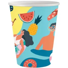 kubeczki-papierowe-summer-lets-party-beach-godan-250ml-6-szt