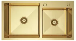 zlewozmywak-dwukomorowy-nayes-78x45-stal-inox-zloty-pvd-plus-dozownik