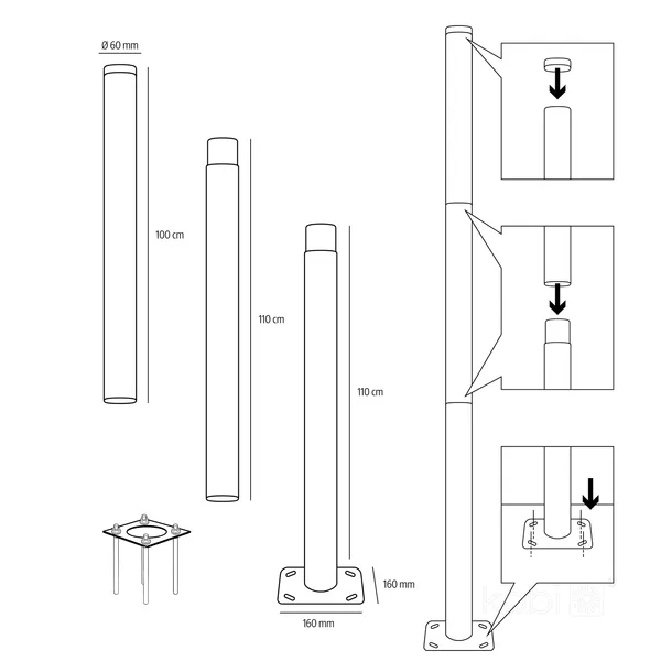 slup-base-sg-3m-fi-60mm-kobi