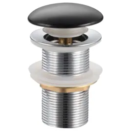 korek-umywalkowy-mosiezny-balneo-klik-klak-a-czarny-bez-przelewu-z-ceramicz