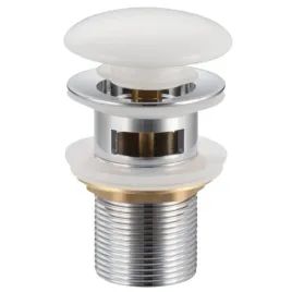 korek-umywalkowy-mosiezny-balneo-klik-klak-a-bialy-z-przelewem-z-ceramiczna